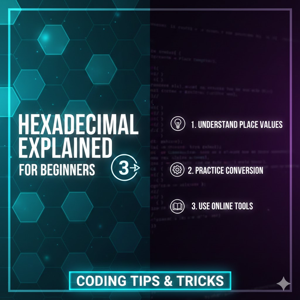 coding Hexadecimal Explained for Beginners: 3 Simple Tips to Get Started