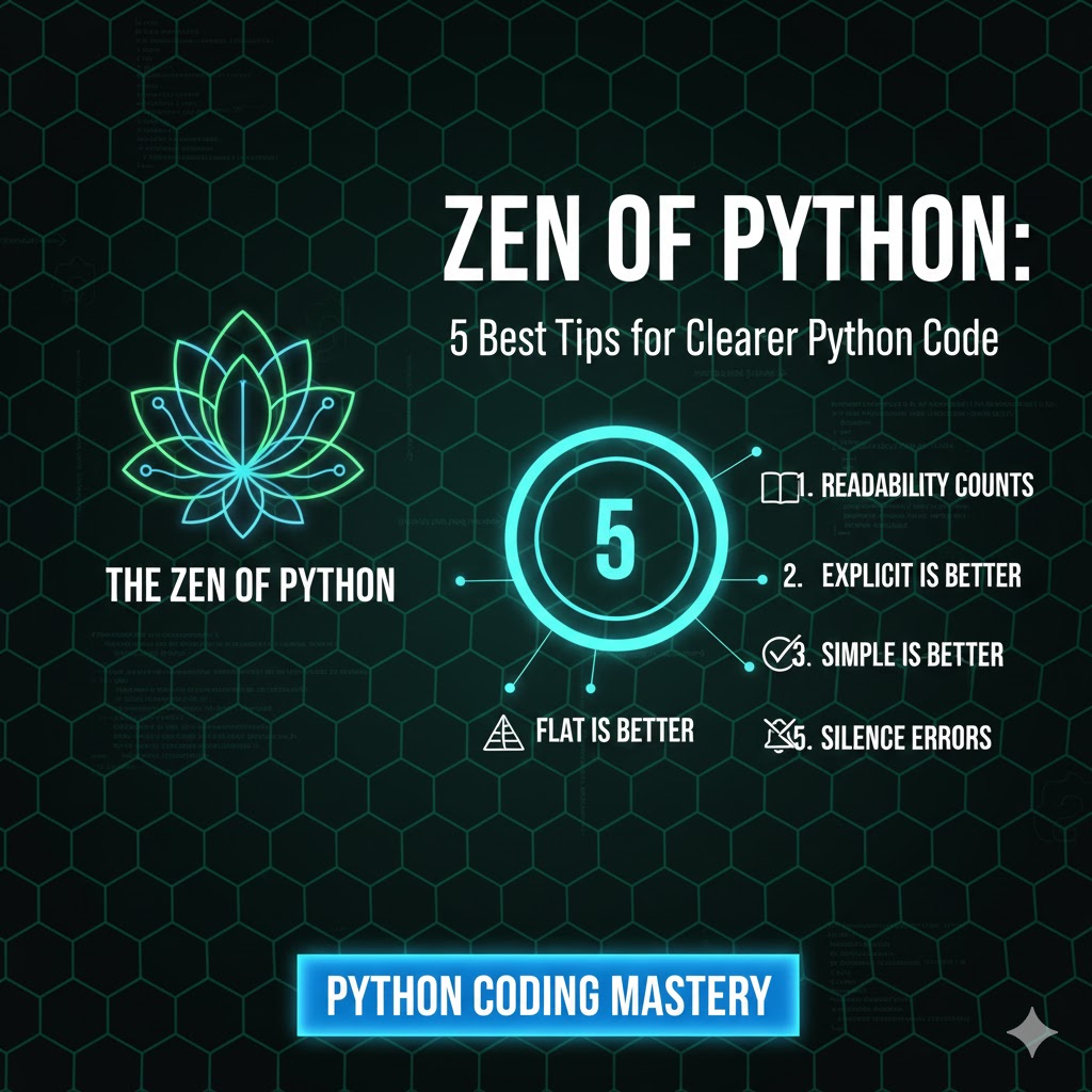 zen of python​: 5 Best Tips for Clearer Python Code
