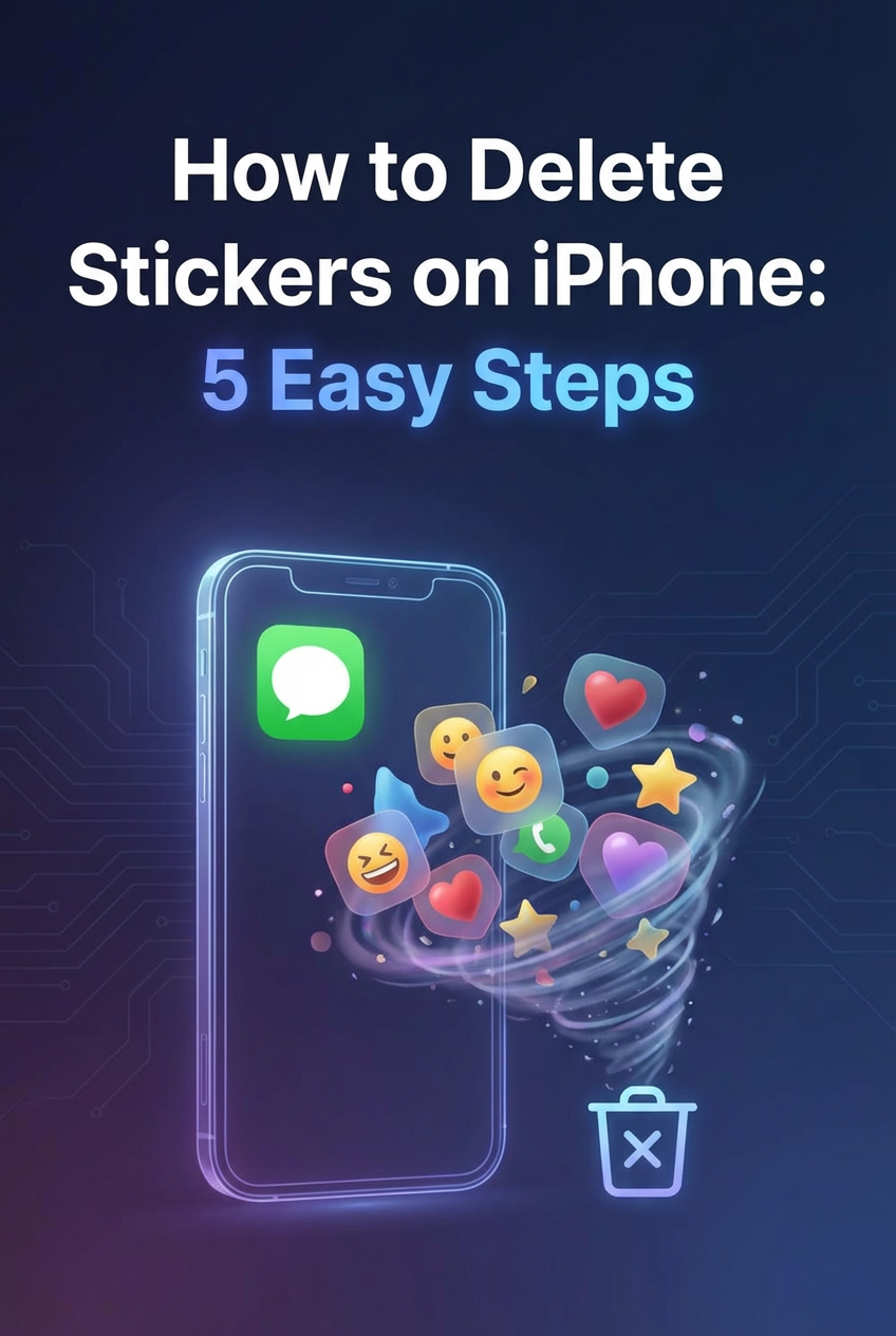 How to Delete Stickers on iPhone: 5 Easy Steps