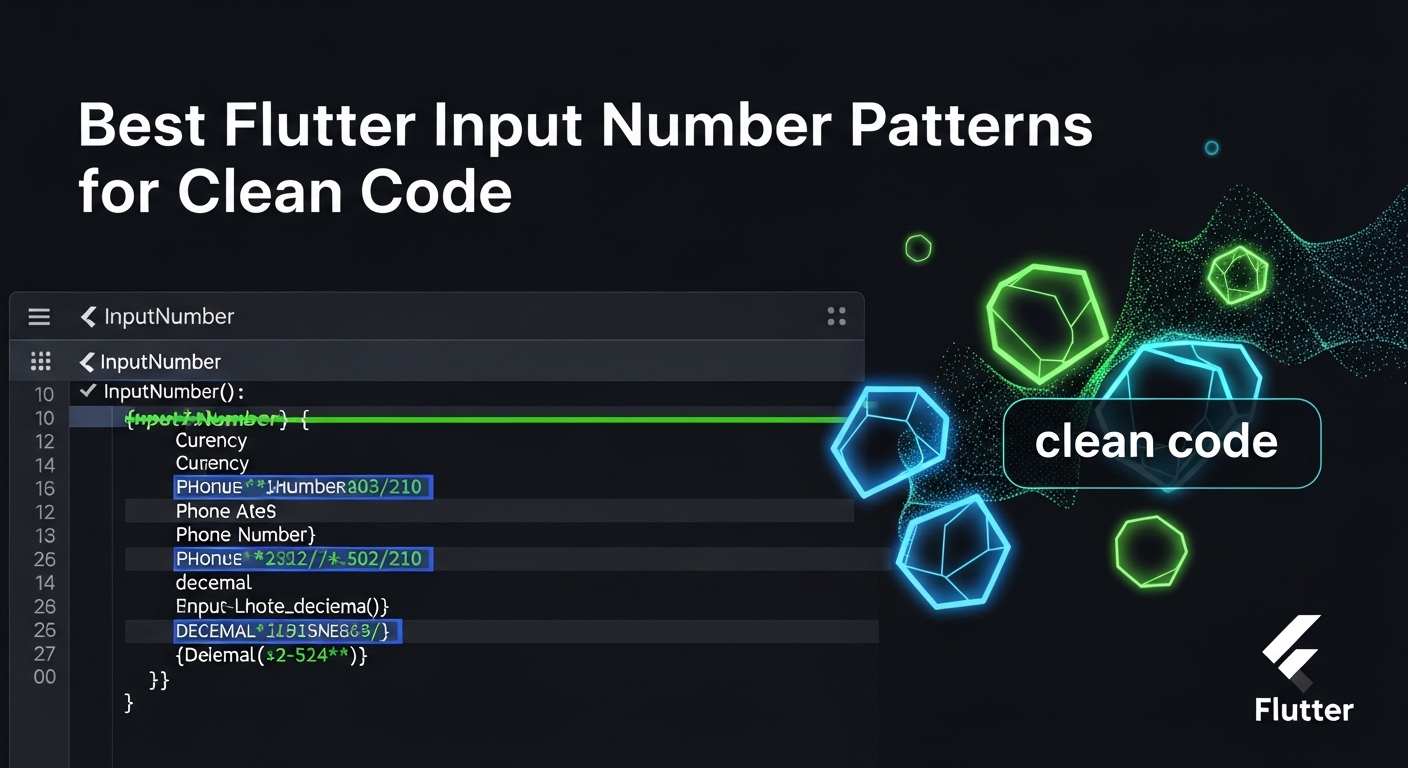 Best Flutter Input Number Patterns for Clean Code